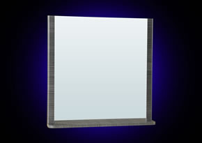 Oglinda Rimini 70 negru striat 700x720x120 - pret 334 ron